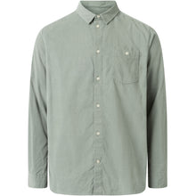 Afbeelding in Gallery-weergave laden, Knowledge Cotton Apparel -Shirt Regular fit corduroy shirt Light Green
