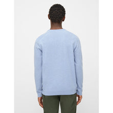 Afbeelding in Gallery-weergave laden, Knowledge Cotton Apparel - O-neck wool knit Asley Blue

