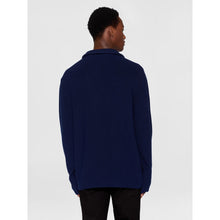 Load image into Gallery viewer, Knowledge Cotton Apparel - Knit Zip Navy
