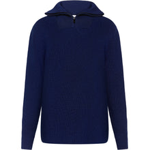 Load image into Gallery viewer, Knowledge Cotton Apparel - Knit Zip Navy

