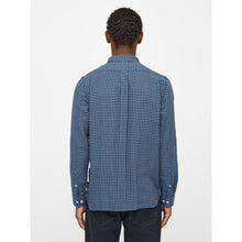 Afbeelding in Gallery-weergave laden, Knowledge Cotton Apparel - Shirt Regular fit double layer checkered shirt Blue
