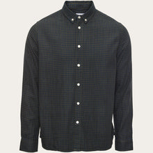 Afbeelding in Gallery-weergave laden, Knowledge Cotton Apparel - Shirt Regular fit double layer checkered shirt Green
