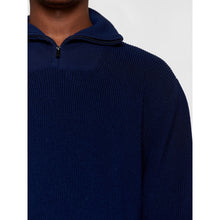 Load image into Gallery viewer, Knowledge Cotton Apparel - Knit Zip Navy
