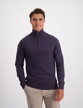 Load image into Gallery viewer, Saint Steve - Cas Knit Grey Purple Melange
