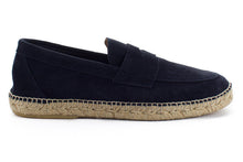 Load image into Gallery viewer, Abarca - Mocassin Suede Dark Navy
