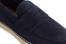 Load image into Gallery viewer, Abarca - Mocassin Suede Dark Navy

