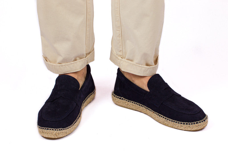 Abarca - Mocassin Suede Dark Navy