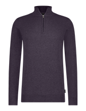 Load image into Gallery viewer, Saint Steve - Cas Knit Grey Purple Melange
