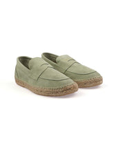 Load image into Gallery viewer, Abarca - Mocassin Suede Light Green
