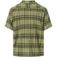 Afbeelding in Gallery-weergave laden, Knowledge Cotton Apparel -Shirt Short Sleeved Checkered Green Check
