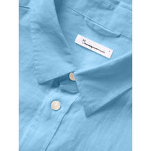 Afbeelding in Gallery-weergave laden, Knowledge Cotton Apparel -Shirt Linen Airy Blue
