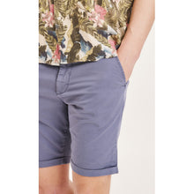 Afbeelding in Gallery-weergave laden, Knowledge Cotton - Chuck Poplin Shorts Vintage Indigo
