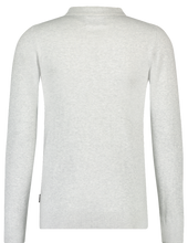 Load image into Gallery viewer, Saint Steve - Berend Knitted Polo Long Sleeve White Melange
