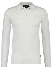 Afbeelding in Gallery-weergave laden, Saint Steve - Berend Knitted Polo Long Sleeve White Melange
