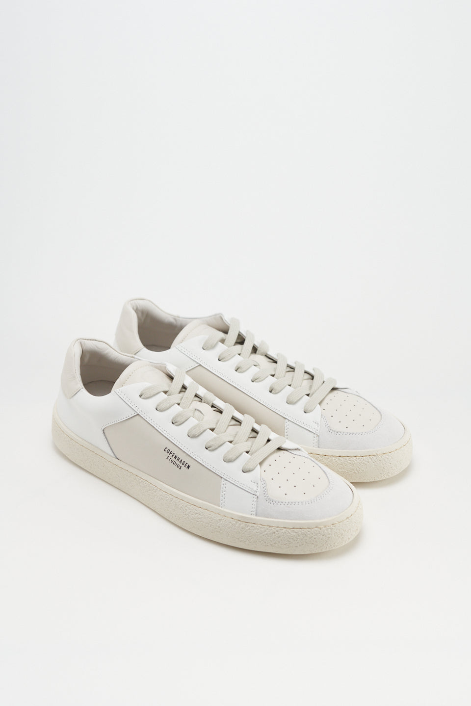 Copenhagen Studios - Sneaker 157 Leather Mix Cream Beige/White