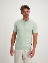 Load image into Gallery viewer, Saint Steve - Chris Poloshirt Pale Aqua Melange
