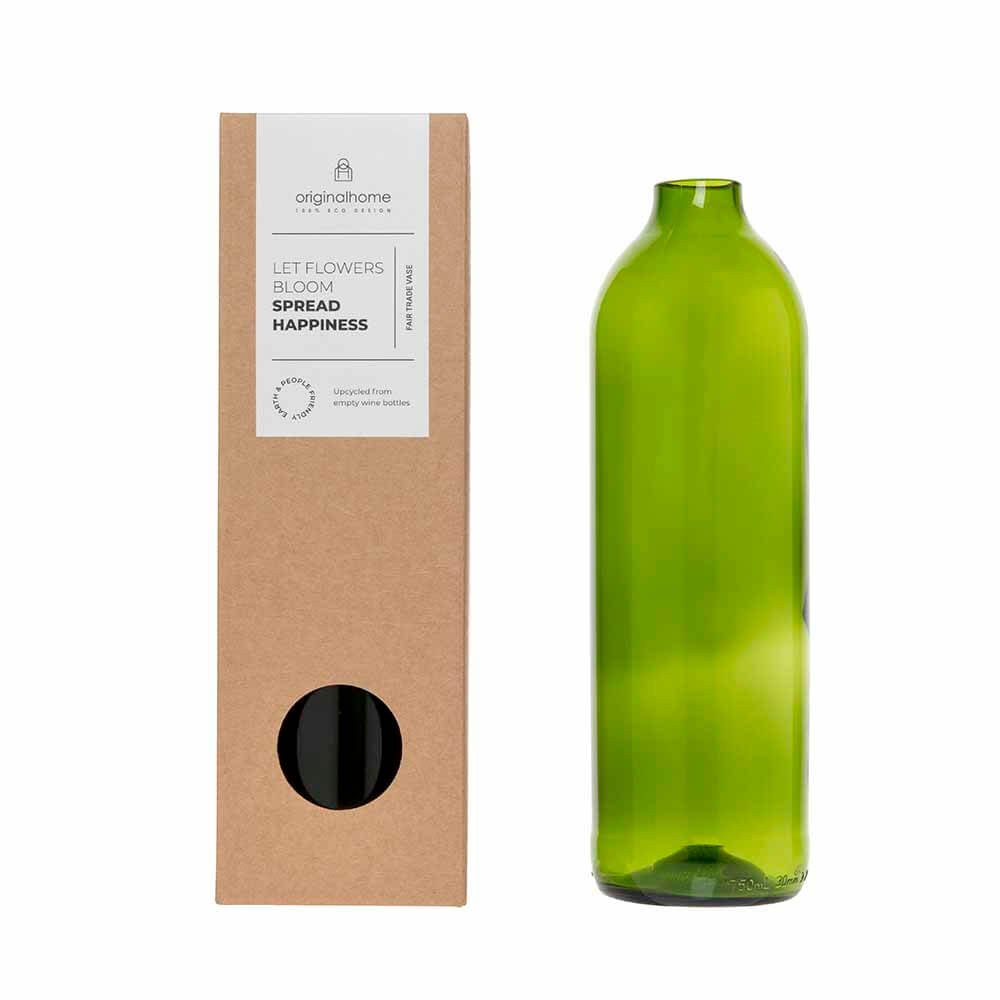 Original Home - Bottle Vase Green