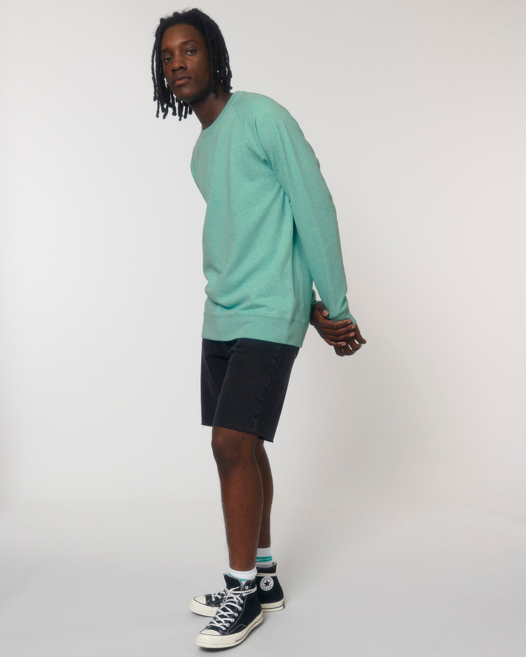 Angel Agudo - Sweater Mid Heather Green