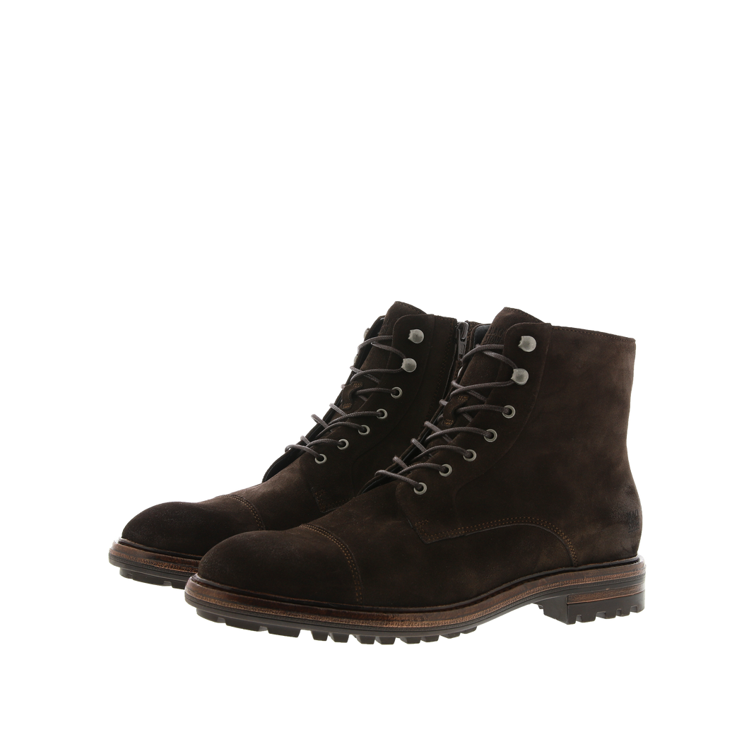 Blackstone - High Top Suede Boots Soul Brown