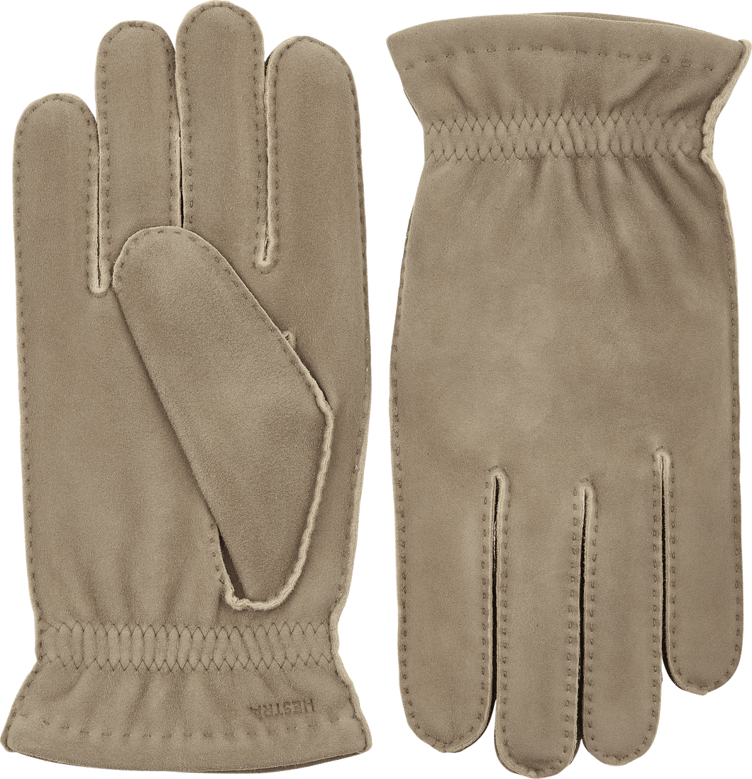 Hestra - Glove André Suede Natural Grey