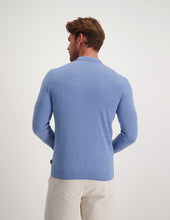 Afbeelding in Gallery-weergave laden, Saint Steve - Berend Knitted Polo Long Sleeve Light Blue Melange

