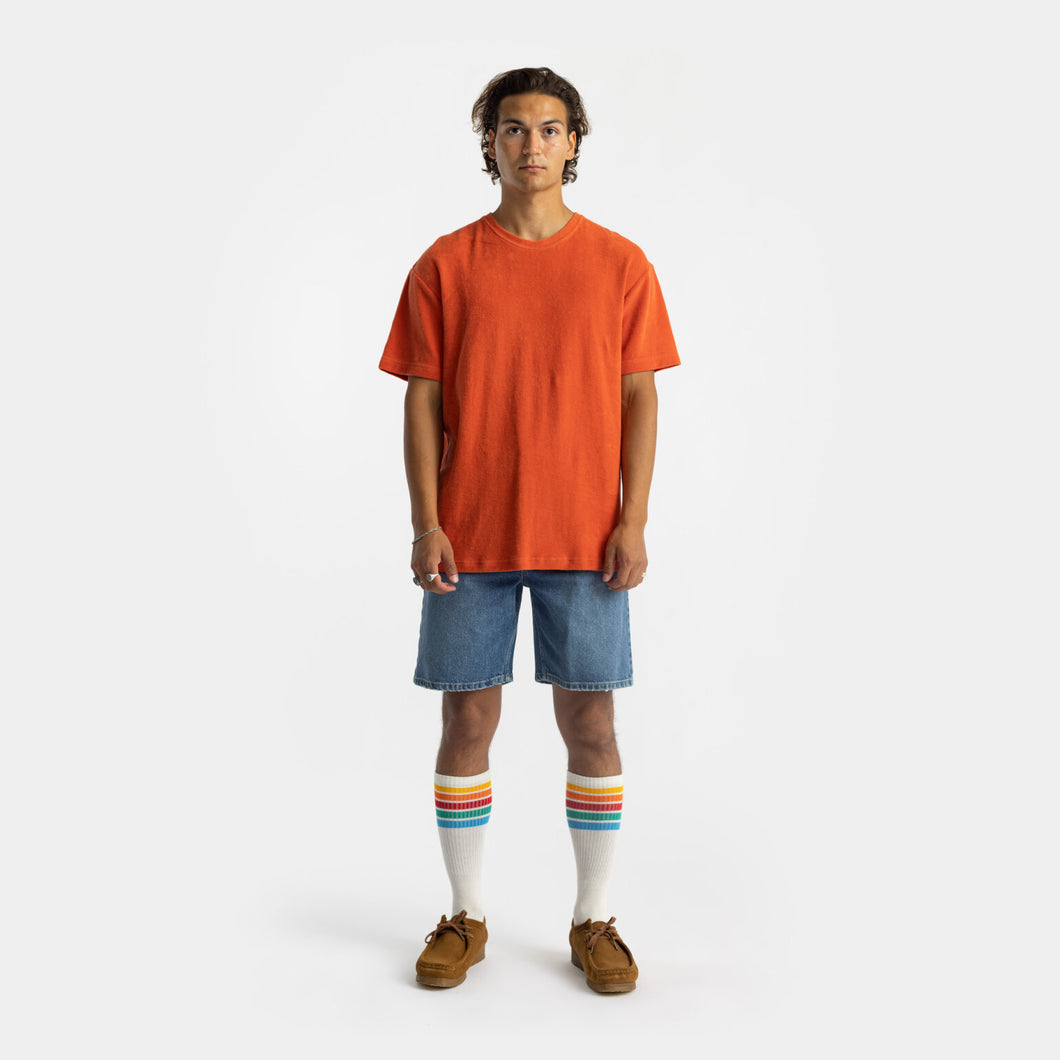 Revolution - Loose Fitted T-shirt Light Orange