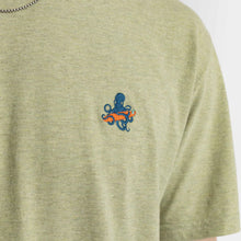 Load image into Gallery viewer, Revolution - Regular T-shirt Light Green Octopus
